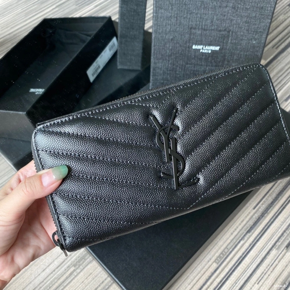 YSL ZIPPY WALLET MONOGRAM 0808